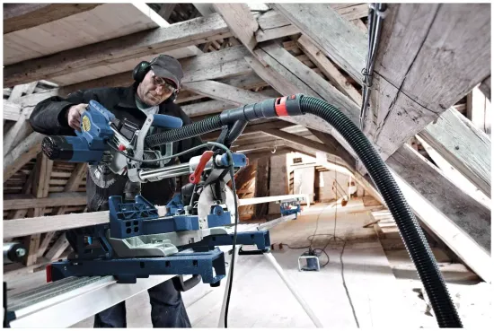 Торцовочная пила с протяжкой BOSCH GCM 8 SJL, 1600 Вт