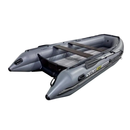 Лодка ПВХ Solar-380 Caravan K серый
