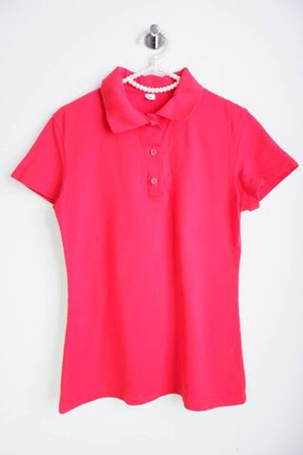 Футболка-поло практичная, визуально 46 размер