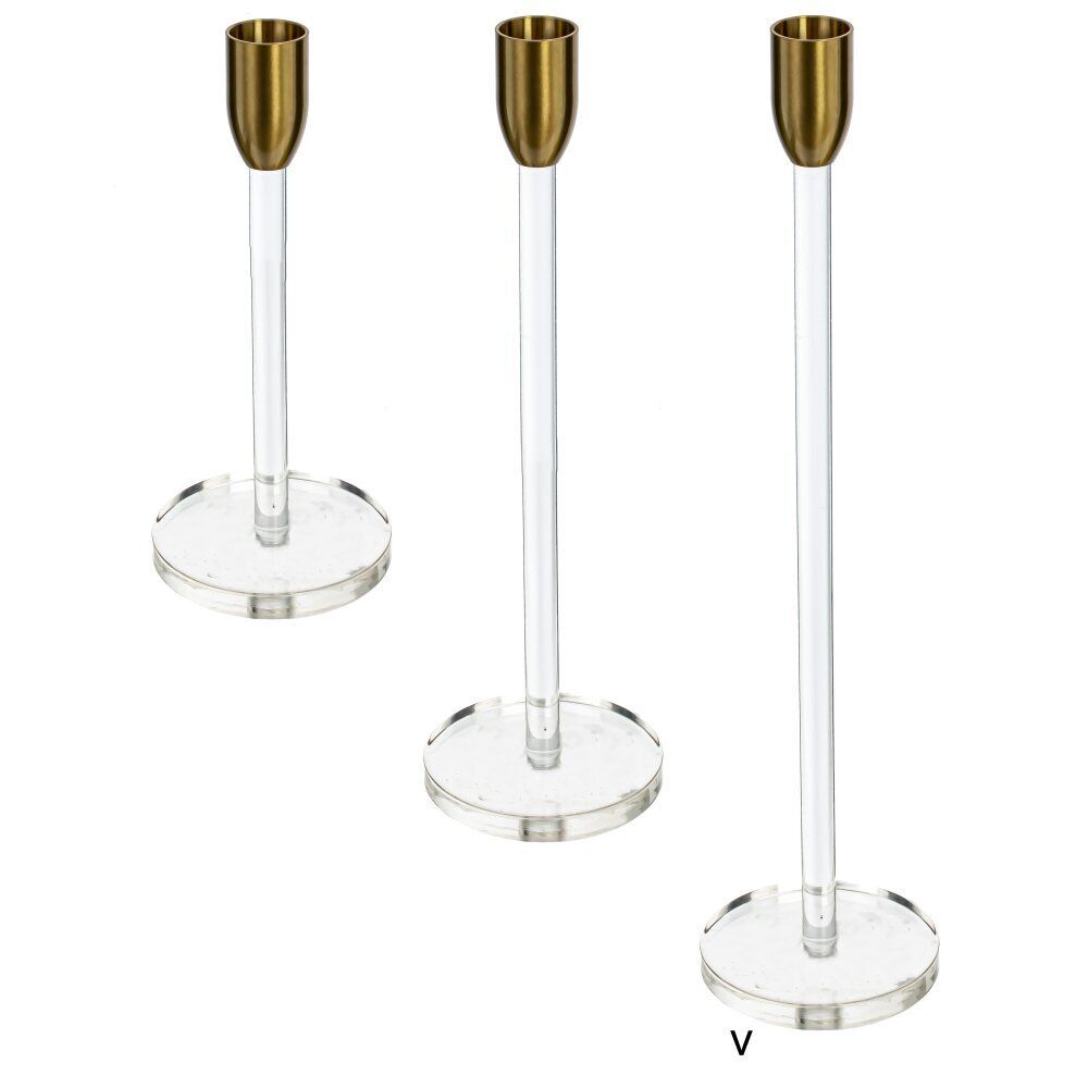 GAEM Подсвечник, L8 W8 H32 см