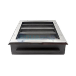 ВЗ.9120.2/1 Водозабор с сетчатой крышкой 570х400х150мм 2х4"внутр.(пленка), 120м3/ч AISI-316