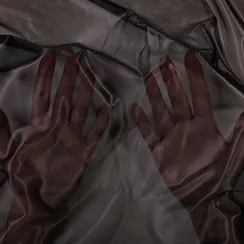 уценка! Корсетная cетка черная мягкая (метражом), Турция