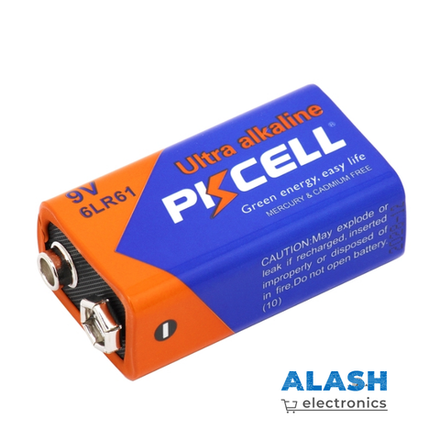 Батарейка (9 В) PKCell Ultra Alkaline (типа Крона)