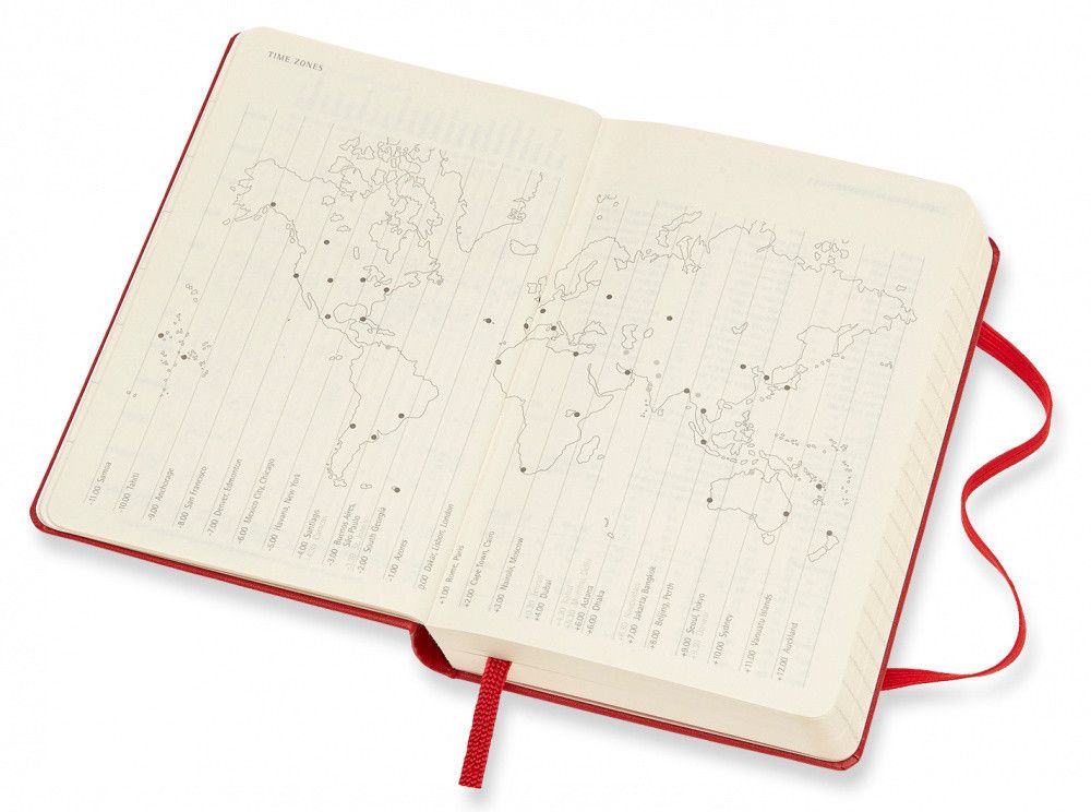 Ежедневник Moleskine Classic Daily Pocket 400 стр красный (DHF212DC2)