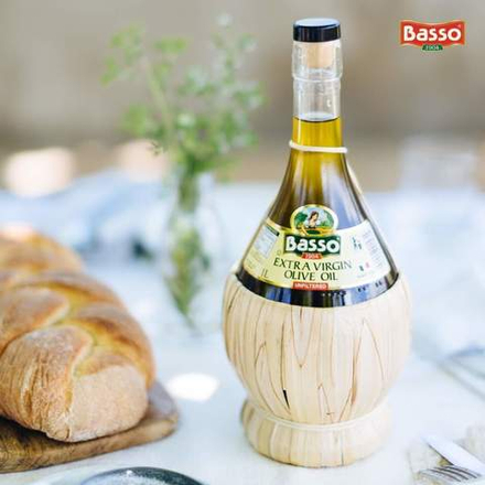 Оливковое масло урожая 2026 BASSO Extra Virgin non filtrato, 1л, Италия