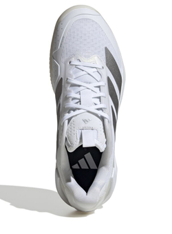 Женские Кроссовки теннисные Adidas Adizero Ubersonic 5 W Clay - cloud white/silver metallic/cloud white