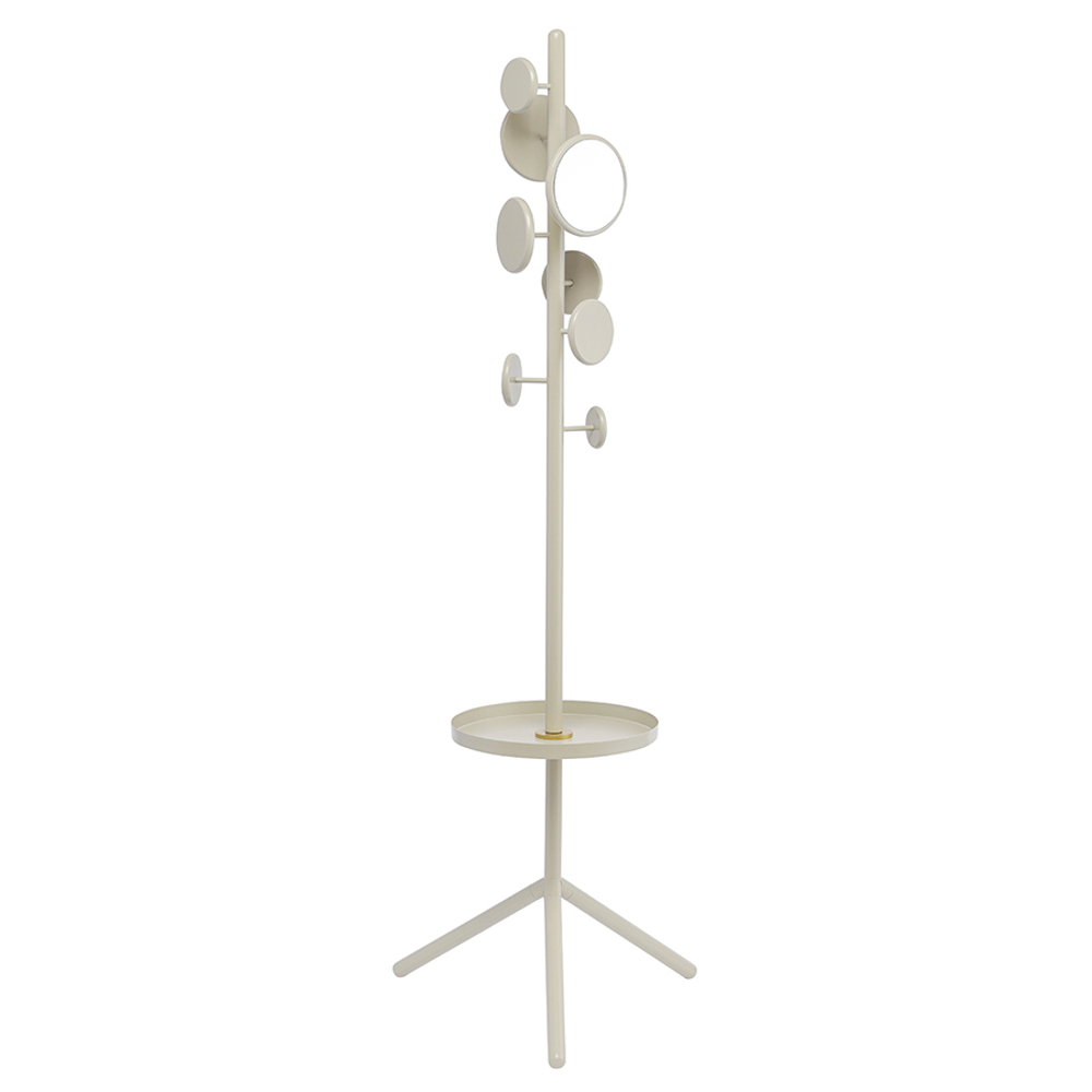 Вешалка напольная с полкой LATITUDE Lingon, слоновая кость
