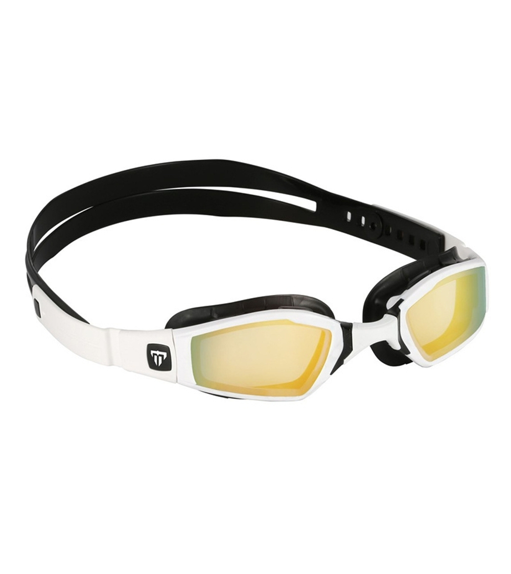 Очки для плавания Phelps Ninja Titanium золотые зеркальные линзы