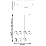 Каскадная люстра Lightstar CARAMELLO 796329