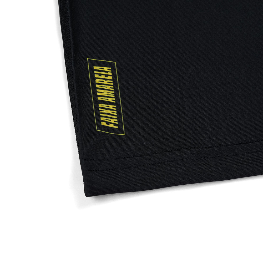 Детский Рашгард GROUND GAME IBJJF жёлтый