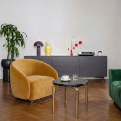Лампа настольная Texture Sleek, Ø24х37 см, вишневая