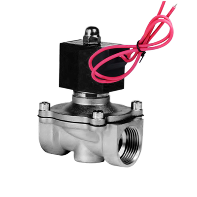 Клапан электромагнитный нержавеющий, прямого действия, нормально открытый, DN25 (1"), PN10, 110AC