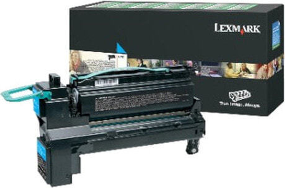 Lexmark C792X6CG тонерный картридж Подлинный Голубой 1 шт