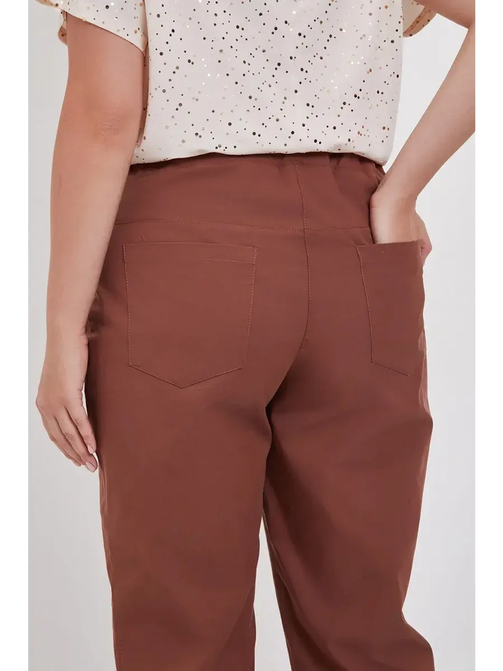 Брюки кэжуал пояс на резинке