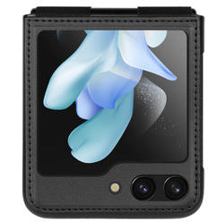 Чехол от Nillkin для смартфона Samsung Galaxy Z Flip 5, черный цвет, серия Qin Leather