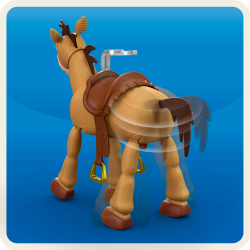 Mattel JKV52 — Радиоуправляемый конь Мустанг со звуком 30 см История игрушек JKV52 — фото 10