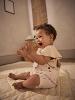 Боди с коротким рукавом и комбинезон в комлекте для малышей Next AA8-189, Светло-розовый, Песочный