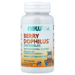 NOW Foods, Kids, Berry Dophilus™, 60 жевательных таблеток
