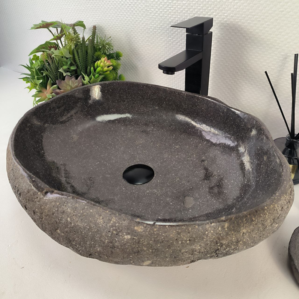 Раковина из речного камня RS-65172 55*43*14 0862