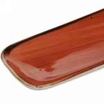 Тарелка керамическая «Corsica orange» сервировочная 26*9,5*5см