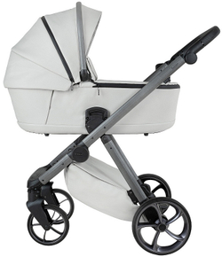 Детская коляска Pituso Sole Leather 2 в 1 PMPL/01 Island Stone
