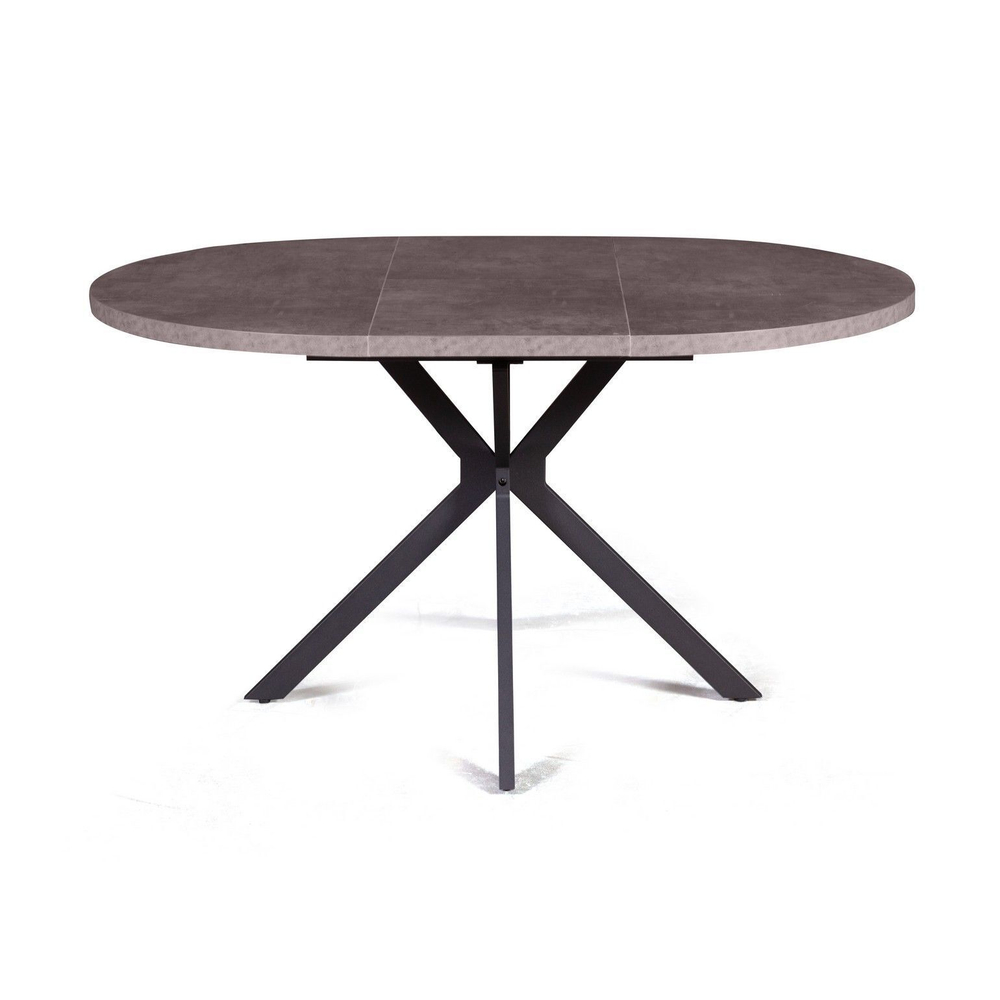 Стол круглый Vegas раздвижной (100+40) камень темный