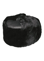 Шапка черная ВМФ натуральный мех