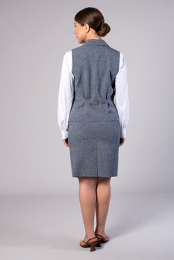 Юбка женская 4076зп, графит #38Гра014076зп