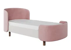 Кровать подростковая KIDI Soft размер L антивандальная ткань (розовый)