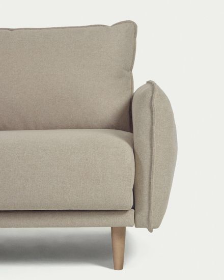 Carlota 3-местный диван бежевого цвета 210 см Испания La Forma