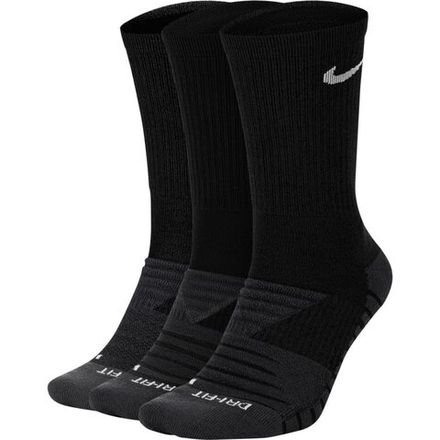 Теннисные носки Nike Dry Cushioned Crew 3P - black