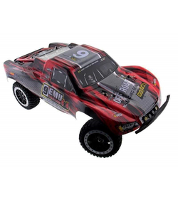 Радиоуправляемый шорт-корс Remo Hobby 9EMU TWINS MOTOR (красный) 4WD 2.4G 1/8 RTR