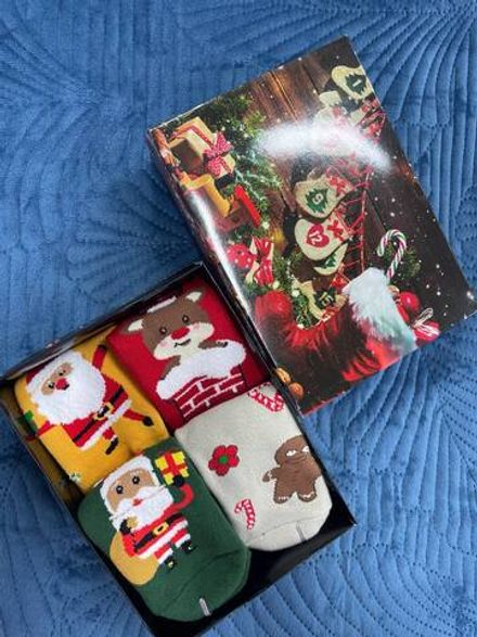 Носки в коробке 4 шт 28-35 ( подрост)