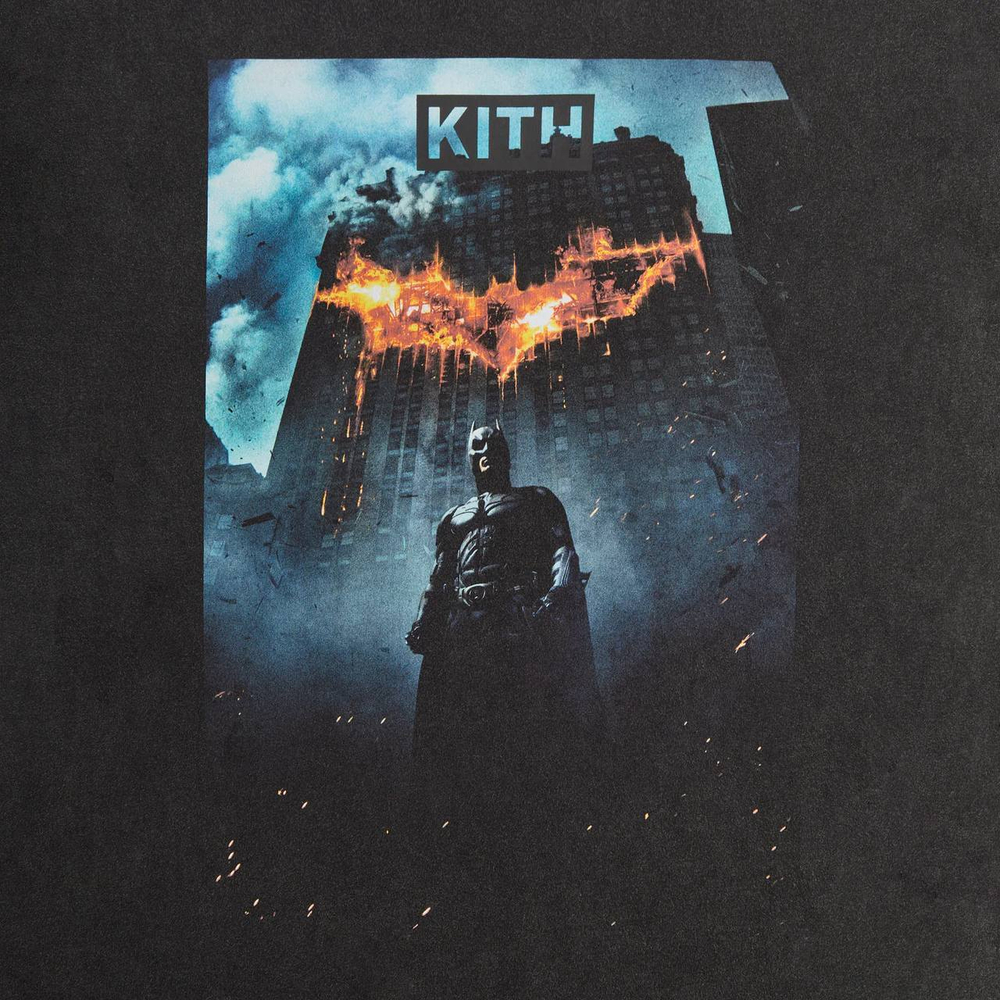 Футболка KITH x BATMAN Dark Knight International Vintage Black Tee