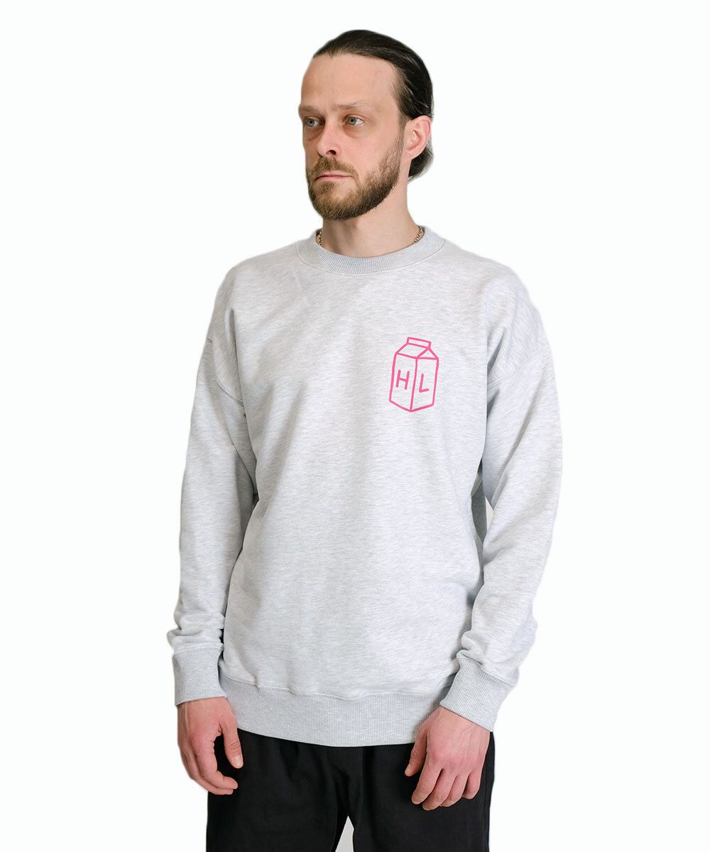 Толстовка Hardlunch Milk меланж серая