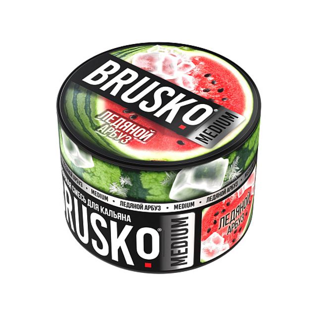 Бестабачная смесь Brusko Medium - Ледяной Арбуз 50 г