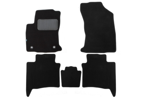 Коврики в салон  TOYOTA Fortuner 2015-2020, 2020-, внедорожник , 5 шт. (текстиль) Klever.KVR03.048.104.22110KH