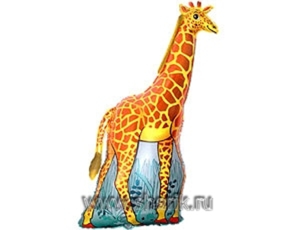 Шар фольга "Жираф" 120 х 64 см