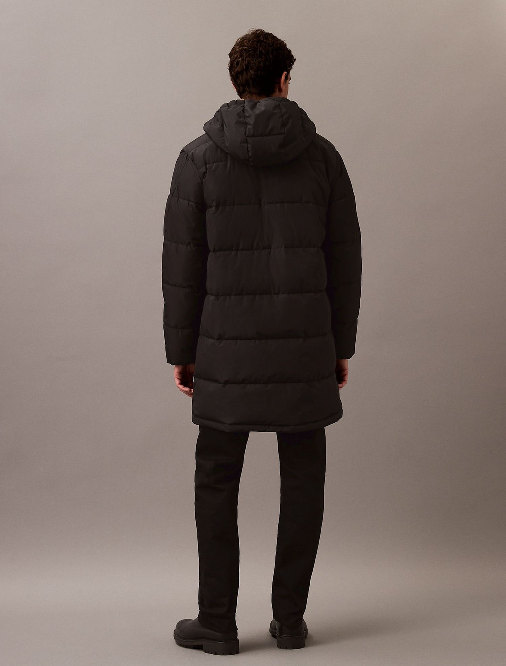 Утепленная куртка Calvin Klein Heavyweight Hooded Long Puffer Coat Black Beauty