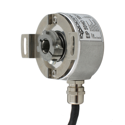 Инкрементальный программируемый энкодер INNOCONT EIP 50HO 10630V3000-R2 D=50мм, полый вал 10мм, 5…30VDC, выход TTL/HTL с инверсией, IP 54