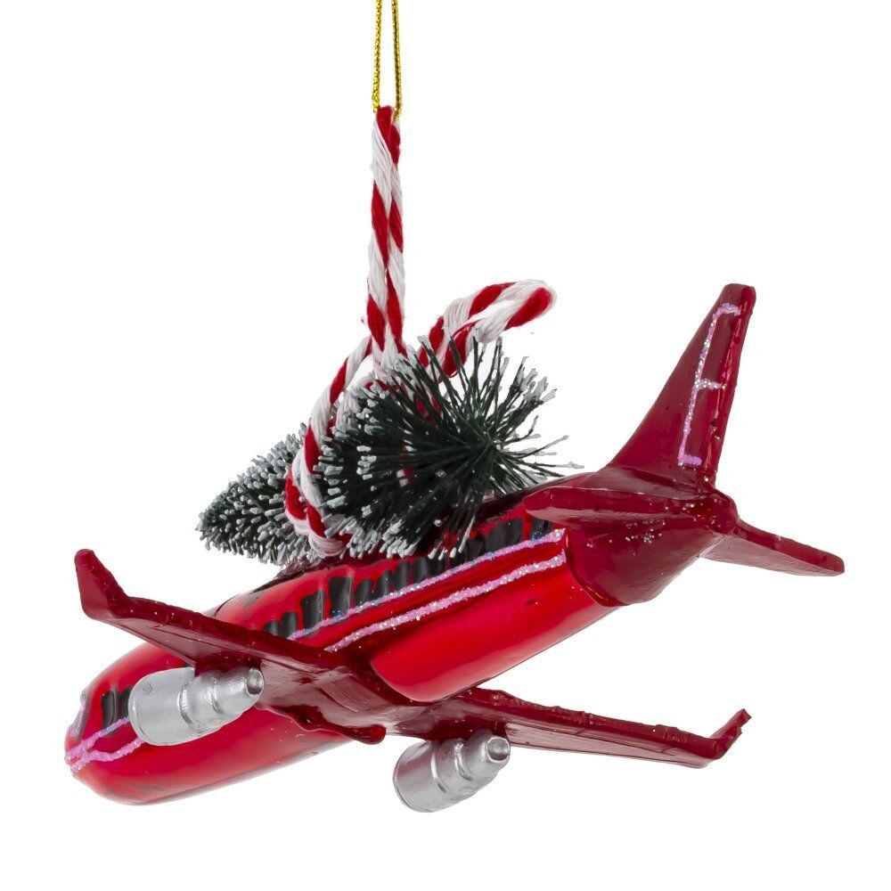GAEM Украшение новогоднее "Самолёт", L16,5 W12,5 H5,5 см