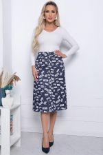 Юбка "Оделия" Ю7282 (синий) LT Collection