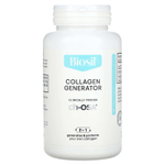 Biosil, Collagen Generator, средство для стимулирования производства коллагена, 120 оригинальных капсул