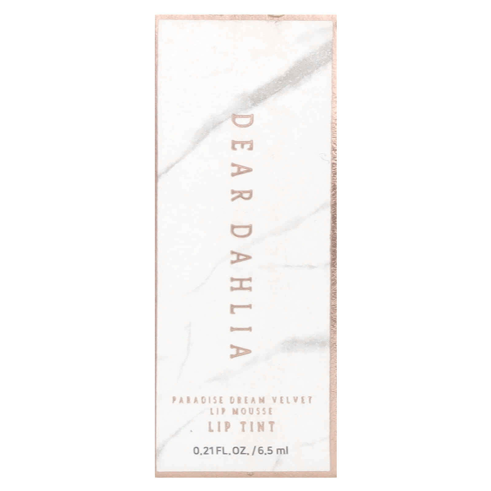 Dear Dahlia, Бархатный мусс для губ Paradise Dream, оттенок для губ, плюшевый, 6,5 мл (0,21 жидк. Унции)
