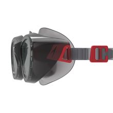 Очки для плав. SPEEDO Futura Hydrospex, 8-E000036004-C16LO, ДЫМЧАТЫЕ линзы, нерег. перен.,черн. опр.