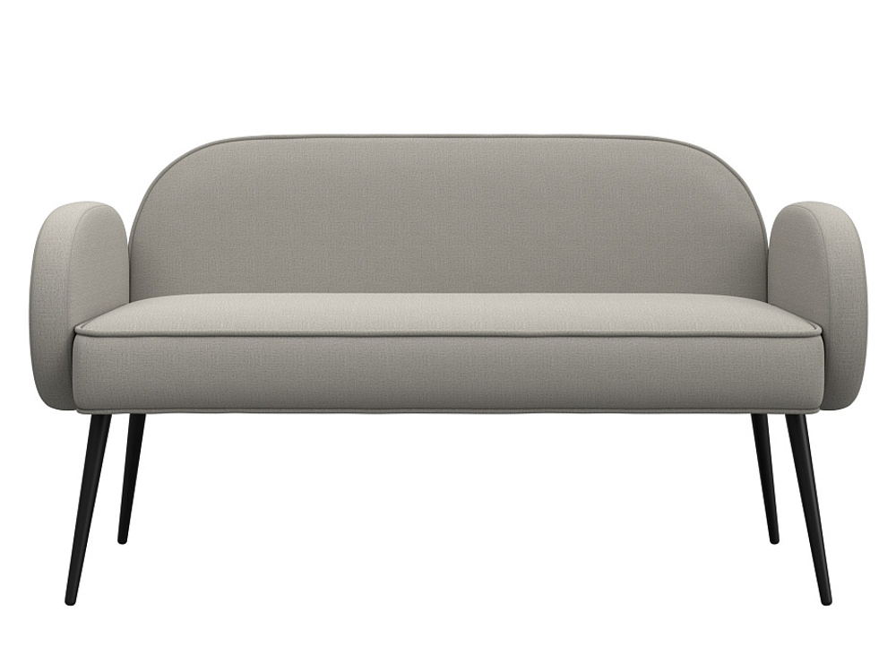 Диван прямой Лига-086 РОГОЖКА Амур 02 бежевый