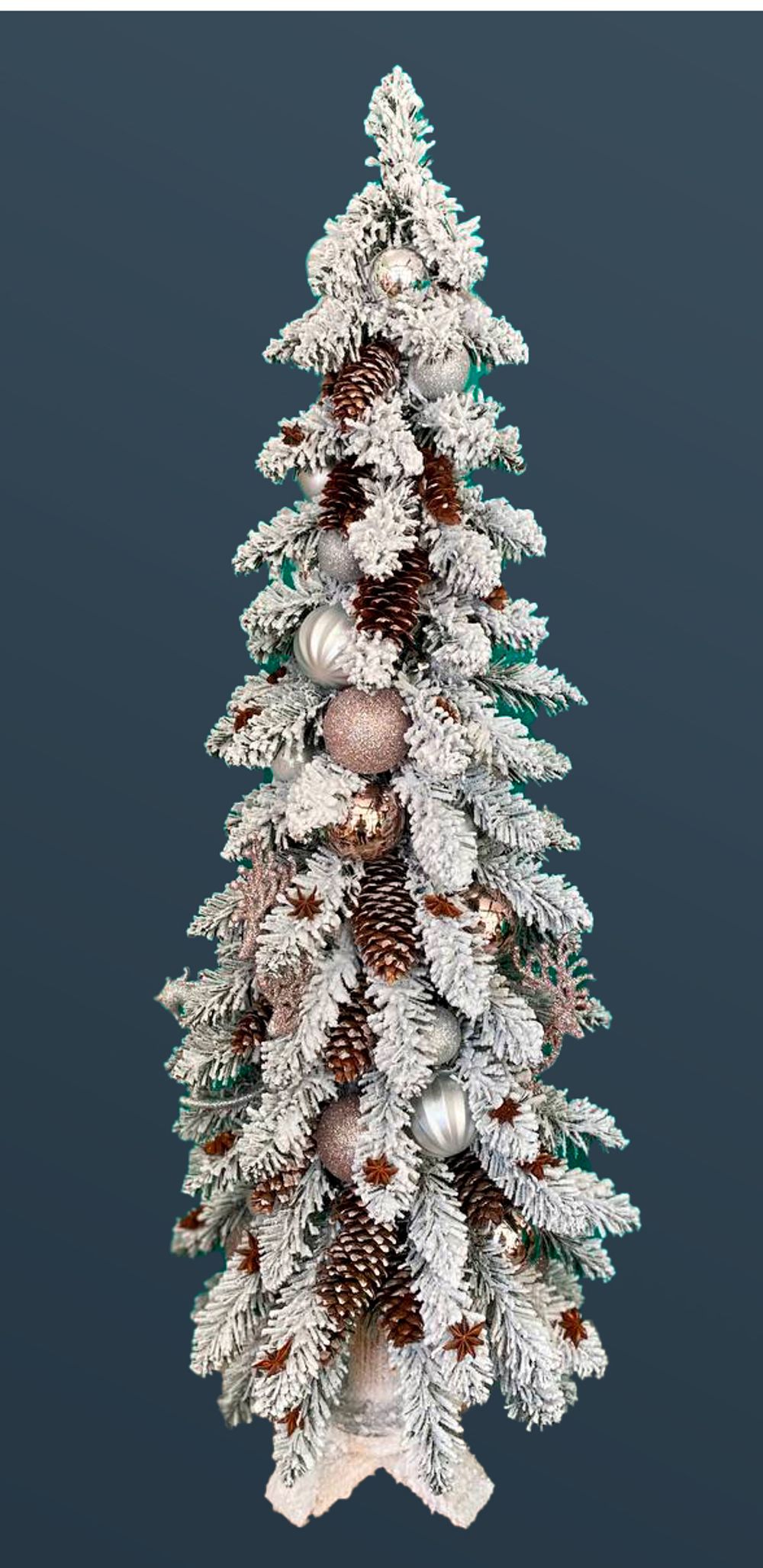 Елка заснеженная "Новый год!"