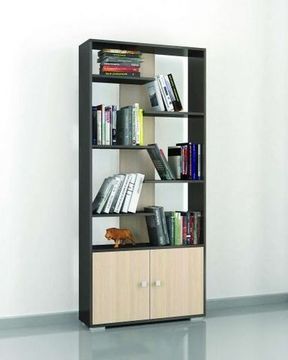 Стеллаж РОМЕО-4 венге / дуб молочный