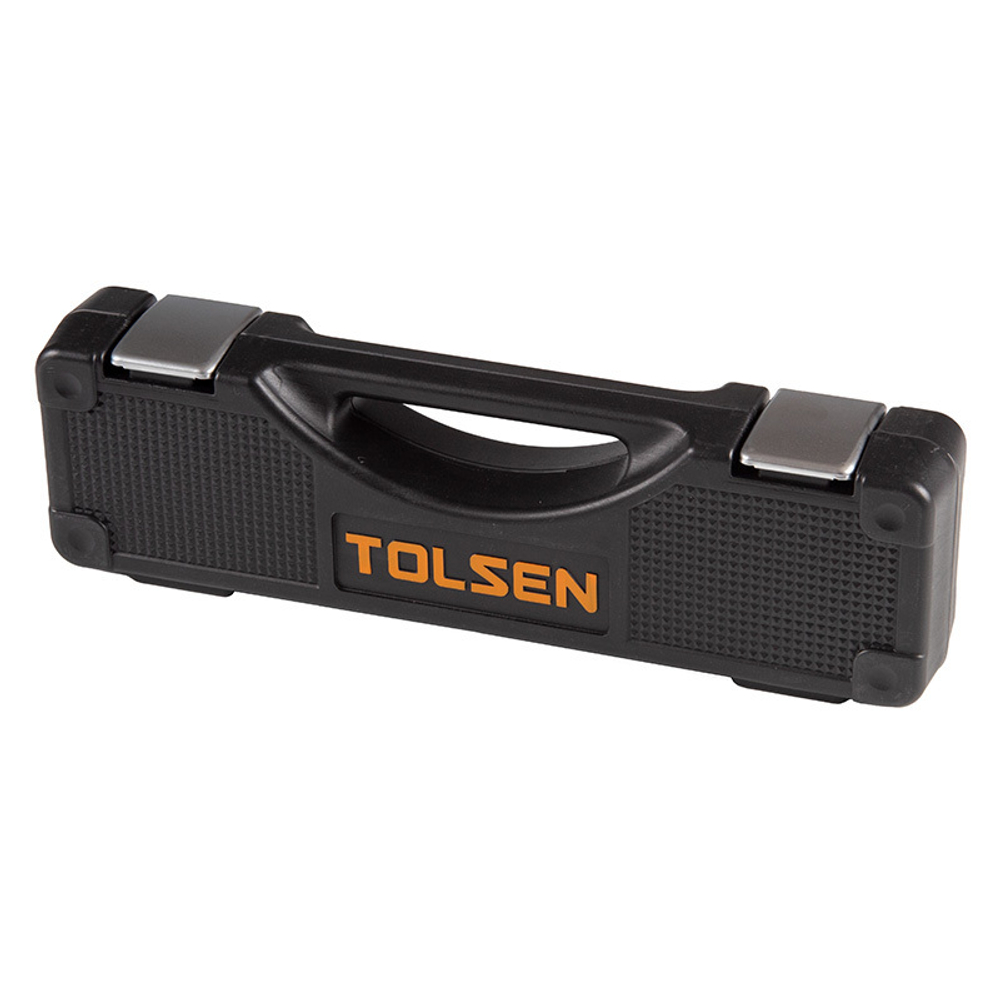 TOLSEN (TT19663) Динамометрический ключ 3/8", 10-60 Нм, для левой и правой резьбы, кейс
