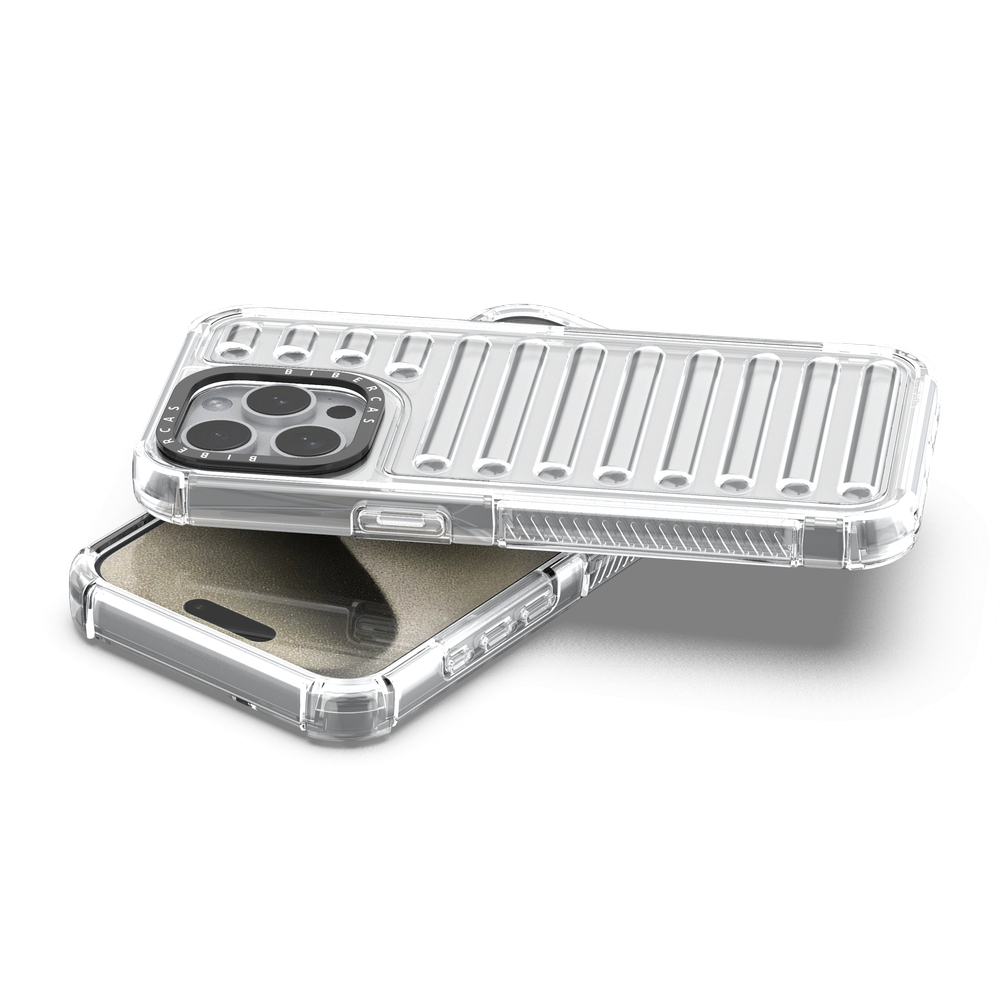 Противоударный прозрачный чехол Ridge Case для iPhone 15 Pro Max